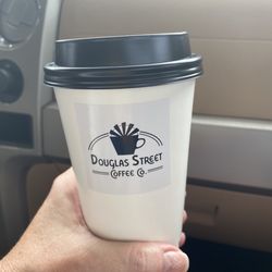 Douglas Street Coffee - Hot caramel macchiato!