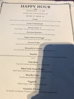 Photo of Emporio Rulli Union Square - San Francisco, CA, US. Happy Hour Menu