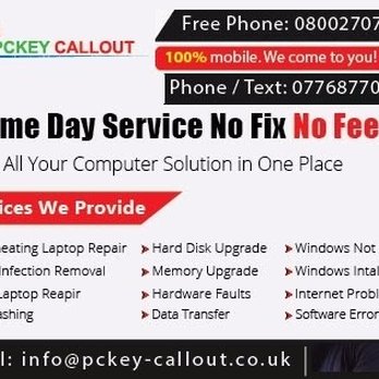 Laptop and Computer Repairs - PcKey Callout - Laptop Repair Near Me - IT Services & Computer Repair Near Me - Bradford, XWY