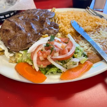 Pedro's Cocina - Chillaquillas with asada meat. - Mexican Near Me - Dixon, California