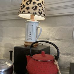 The Tea Room - Tea room logo and tea kettle