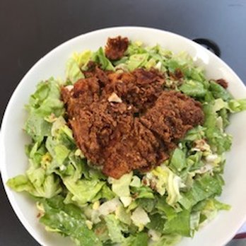 MIXT - This is what I got. No disrespect to the help when they presented it to me--shocked and said is this the Mixt Cobb with Crispy Chicken? - Salad Near Me - San Francisco, California