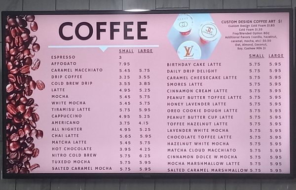 Menu photo 6 Daily Drip Coffee & Desserts Glendale, AZ