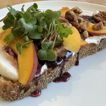 Fiddlehead Fern Café - Peaches and ricotta toast - Coffee & Tea Near Me - St Louis, Missouri Fiddlehead Fern Café - Peaches and ricotta toast - Coffee & Tea Near Me - St Louis, Missouri