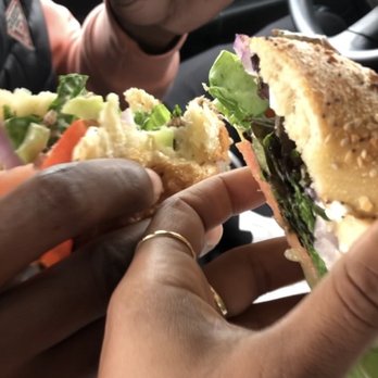 Nomad Cafe - Tuna California Club Lox Bagel - Coffee & Tea Near Me - Oakland, California