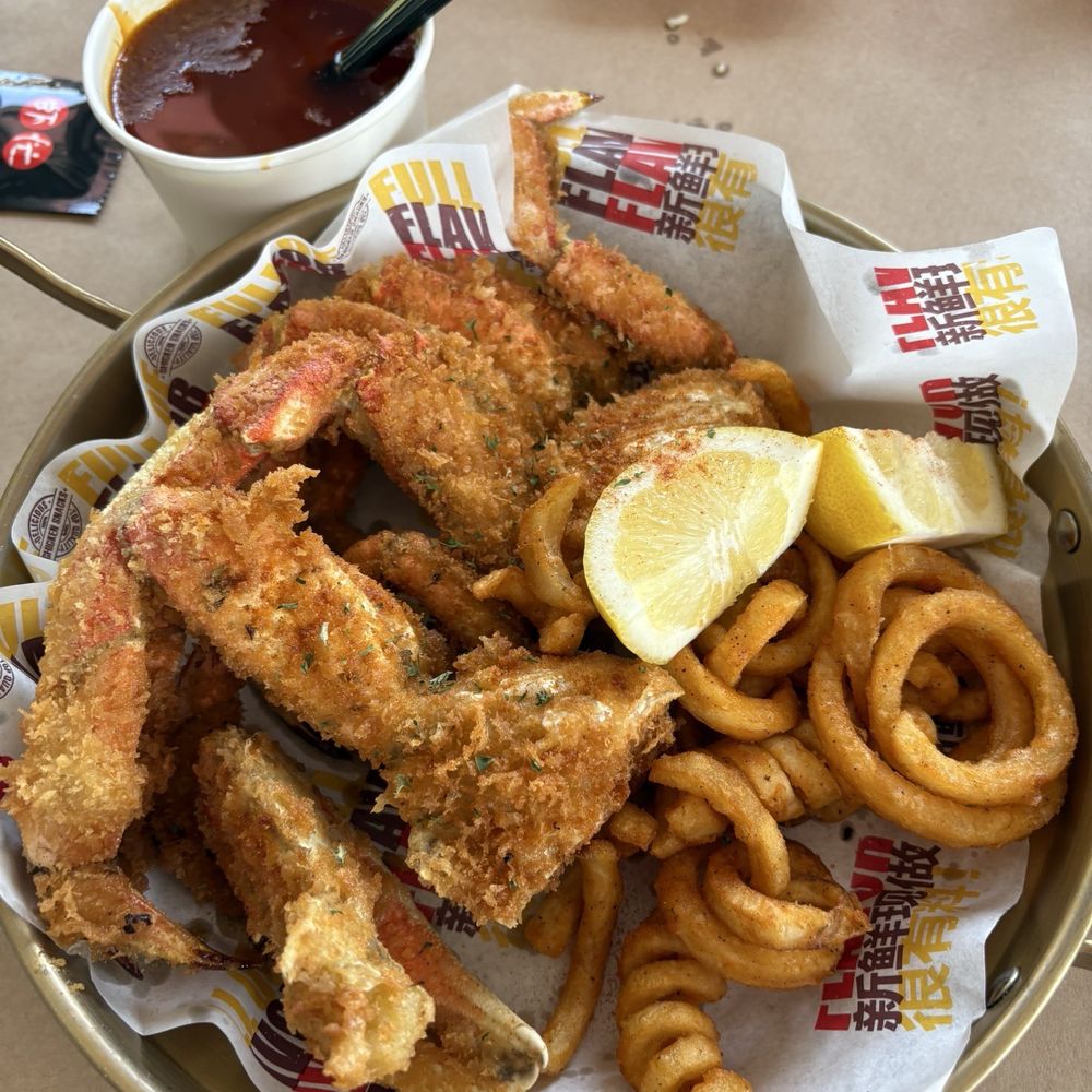Lemon Crab - Fried Dungeness crab - Seafood Near Me - Hayward, California