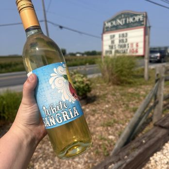 Mount Hope Wine Gallery - Delicious - white sangria - Wineries Near Me - Bird in Hand, Pennsylvania Mount Hope Wine Gallery - Delicious - white sangria - Wineries Near Me - Bird in Hand, Pennsylvania