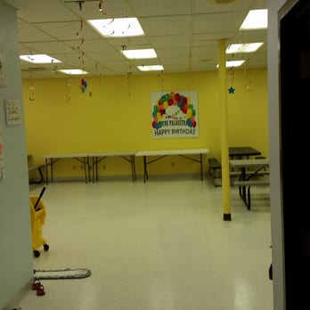 The Palaestra - This was the room we had for the birthday festivities after "open gym" time. Nice sized room - lots of tables & options for arrangements. - Challenge Courses Near Me - Farmers Branch, Texas The Palaestra - This was the room we had for the birthday festivities after "open gym" time. Nice sized room - lots of tables & options for arrangements. - Challenge Courses Near Me - Farmers Branch, Texas