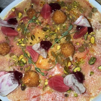 Giselle Miami - Beet carpaccio - Mediterranean Near Me - Miami, Florida