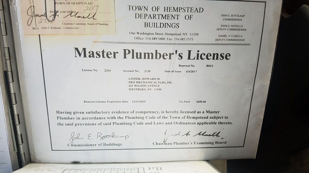 Slide of PRO Mechanical Plumbing