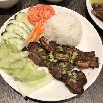 Pho Nation - Grilled beef short ribs rice plate - Vietnamese Near Me - Newark, California Pho Nation - Grilled beef short ribs rice plate - Vietnamese Near Me - Newark, California