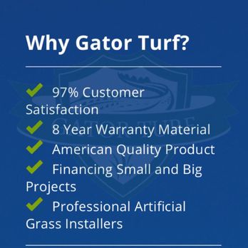 Gator Turf - What makes us different from the rest. #artificialgrass #syntheticgrass #artificialturfmiami #lawn #thebest - Landscaping Near Me - Boca Raton, Florida