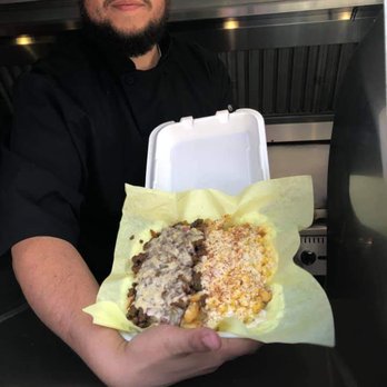 Fries Galore - Phili cheese steak and Elote Fries...big hit - Food Trucks Near Me - Apple Valley, California