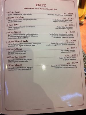 Menu photo 4 Ganesha Munich, BY Menu photo 4 Ganesha Munich, BY