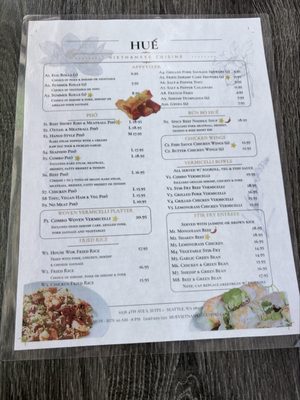 Menu photo 6 Hue Vietnamese Cuisine Seattle, WA