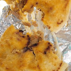 Pupusas Salvadorenas - Pork and cheese pupusa