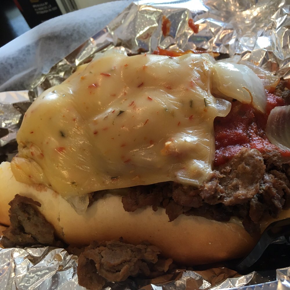 Bottleworks - a closeup of a cheeseburger sandwich - Cheesesteaks Near Me - Sunbury, Pennsylvania Bottleworks - a closeup of a cheeseburger sandwich - Cheesesteaks Near Me - Sunbury, Pennsylvania
