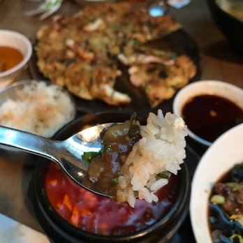 Five Senses - The perfect bite of rice and raw crab. - Korean Near Me - New York, New York