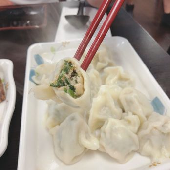 Laoxier noodle house - Cilantro and pork dumpling - Chinese Near Me - Arcadia, California Laoxier noodle house - Cilantro and pork dumpling - Chinese Near Me - Arcadia, California
