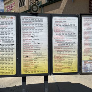 Kuan's Kitchen - drive through menu - Chinese Near Me - Pueblo, Colorado