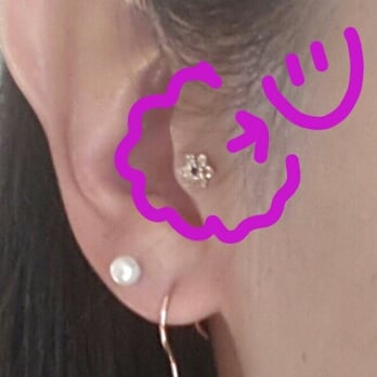 Outer Limits Tattoo & Body Piercing - Tragus by Elizabeth! Love it - Tattoo Near Me - Costa Mesa, California Outer Limits Tattoo & Body Piercing - Tragus by Elizabeth! Love it - Tattoo Near Me - Costa Mesa, California
