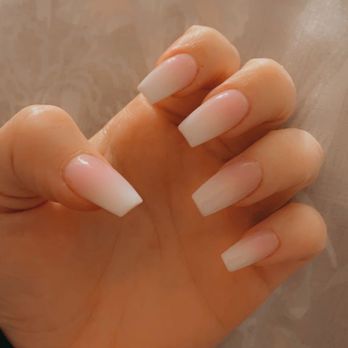 Luu's Nail & Spa - French fade into pink - Nail Salons Near Me - Sacramento, California