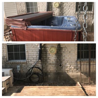 Hot Tub Removal - We make hot tub removals an easier, faster process, and affordable to complete. Count on us and save by calling us for any hauling, junk removal, demolition and disposal needs. We'd be happy to help!
Count on Value's Worth, when it comes to removing hot tubs removal service is one of many demolition and disposal services which we provide. It was done quickly and below our customers budget! Hot Tub Removal - We make hot tub removals an easier, faster process, and affordable to complete. Count on us and save by calling us for any hauling, junk removal, demolition and disposal needs. We'd be happy to help!
Count on Value's Worth, when it comes to removing hot tubs removal service is one of many demolition and disposal services which we provide. It was done quickly and below our customers budget!