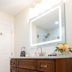 Creative Concepts Kitchen & Bath Design - Another Bathroom renovation completed! Check out the before and after on this full remodel.