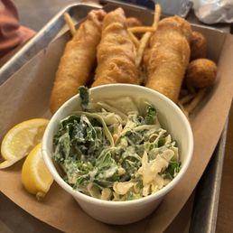 Fish and chips Fish and chips