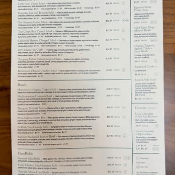 Goop Kitchen - Menu. - Pizza Near Me - San Diego, California Goop Kitchen - Menu. - Pizza Near Me - San Diego, California