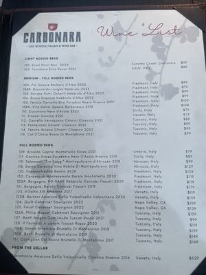 Menu photo 4 Carbonara Arlington, VA Menu photo 4 Carbonara Arlington, VA