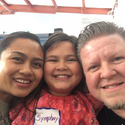 Travis Elementary School - Lunch with our daughter. What a treat!