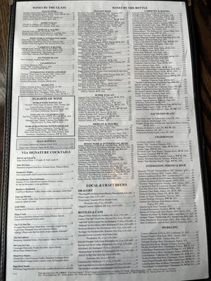 Menu photo 3 Via Italian Table Worcester, MA