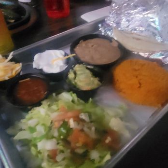 My Hideaway - Sides of rice, beans, guacamole, sour cream, shredded cheese, lettuce and salsa - Pool Halls Near Me - Dallas, Texas