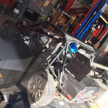 Lucky's Auto Care - Exomotive Exocet at Cars Muffler and Automotive awaiting its Brake and Lamp Inspection - Auto Repair Near Me - Redondo Beach, California Lucky's Auto Care - Exomotive Exocet at Cars Muffler and Automotive awaiting its Brake and Lamp Inspection - Auto Repair Near Me - Redondo Beach, California