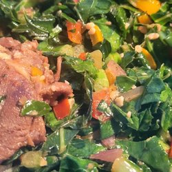 Bright Country Cooking - Southern Fried Collard Greens