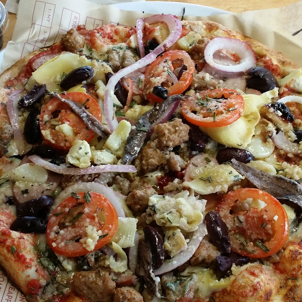 MOD Pizza - MOD size (too big for 1 person) - Pizza Near Me - Redmond, Washington MOD Pizza - MOD size (too big for 1 person) - Pizza Near Me - Redmond, Washington