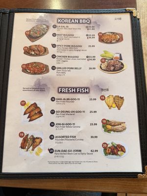 Menu photo 3 Hosoonyi Korean Restaurant Edmonds, WA