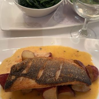 Marseille - Branzino and duck confit. The duck was amazing!! - French Near Me - New York, New York