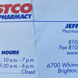 Costco Pharmacy - Pharmacy is closed from 1:30pm-2pm Mon-Sat.