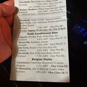 Horse Brass Pub - Beers - British Near Me - Portland, Oregon