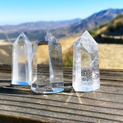 BALMLADY Apothecary - Clear Quartz Master Healer Points available at our shop.