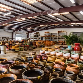 Texas Palm Trees and Irrigation - a large variety of clay pots - Tree Services Near Me - Dallas, Texas Texas Palm Trees and Irrigation - a large variety of clay pots - Tree Services Near Me - Dallas, Texas