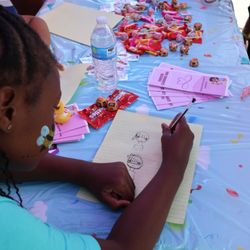Forever Learning ABA - Art at the Piece Walk!