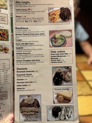 Menu photo 2 Valenti's Italian Restaurant Vass Vass, NC Menu photo 2 Valenti's Italian Restaurant Vass Vass, NC
