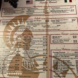 Great menu!