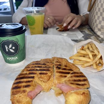 Karla Bakery - #4 Ham and Cheese Croissant Combo - Breakfast & Brunch Near Me - Olympia Heights, Florida