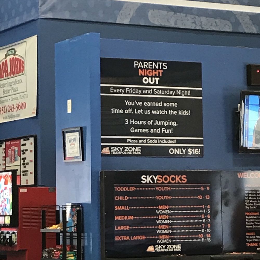 Sky Zone Trampoline Park - Trampoline Parks Near Me - Clermont, Florida Sky Zone Trampoline Park - Trampoline Parks Near Me - Clermont, Florida