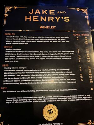 Menu photo 3 Jake & Henry's Fort Walton Beach, FL Menu photo 3 Jake & Henry's Fort Walton Beach, FL