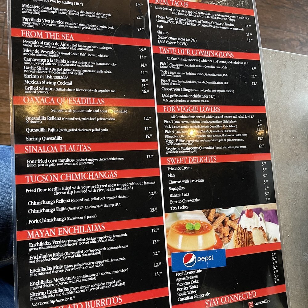 Guacamole Mexican Grill - Menu - Mexican Near Me - Orlando, Florida Guacamole Mexican Grill - Menu - Mexican Near Me - Orlando, Florida